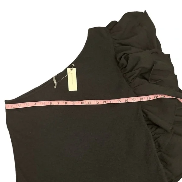 Anthropologie Ruffled One-Shoulder Top XL - Picture 4 of 4